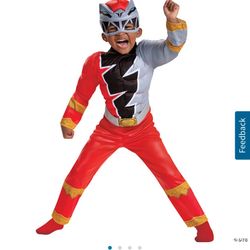 dino fury power ranger costume red