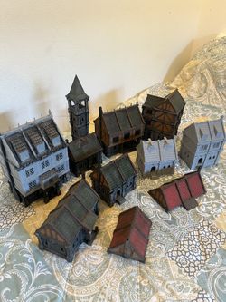 Table top game buildings