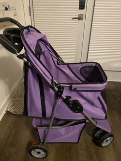 Purple Dog Stroller 
