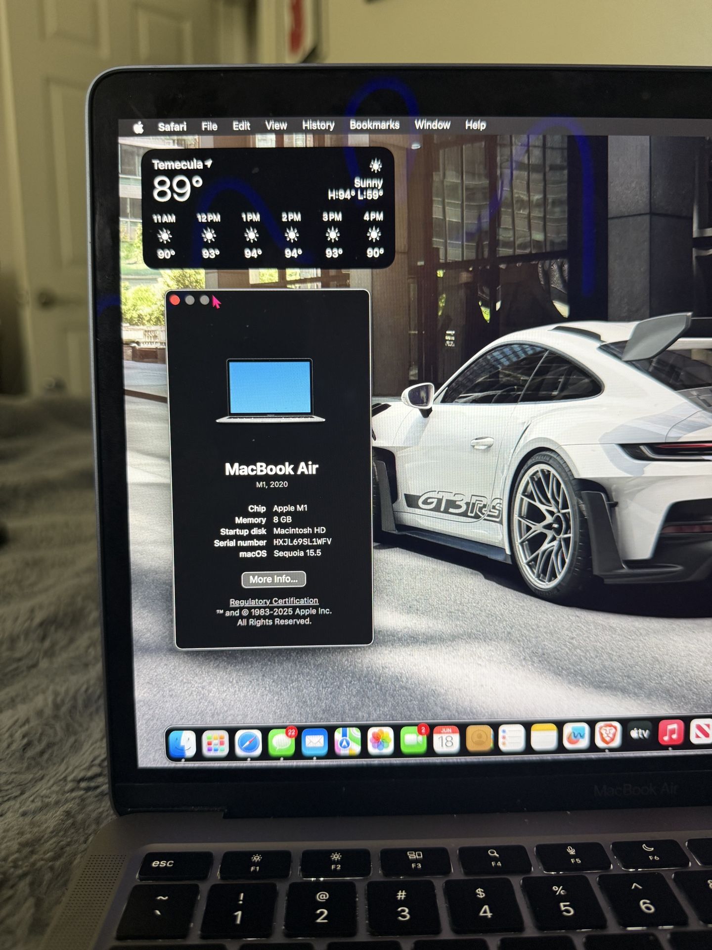 2020 M1 MacBook Air