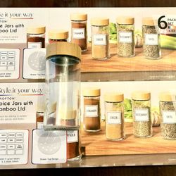 12 Spice Jar Set