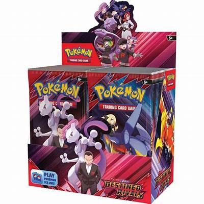 Pokemon Center Destined Rivals Booster Box Display 