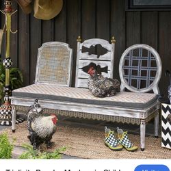 MacKenzie-Childs Triplicity Bench