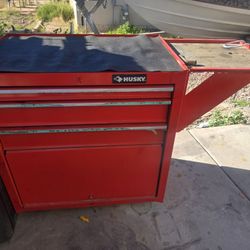 Husky Rolling Toolbox With Side Trey 