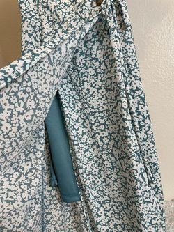 light blue sparkly dress long sleeve Ice Blue Sequined Lace Jersey Mermaid Prom Dress main image 0