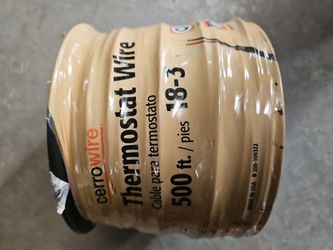New 500 feet cerrowire 18-3 thermostat wire