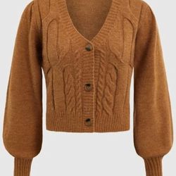 Brown cardigan size: Small | S