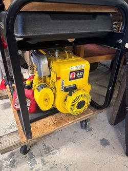 8 HP Gas Engine with Roll Cart