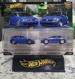 🔥 Hot Wheels Premium VW Golf R32 & MK7 2-Pack