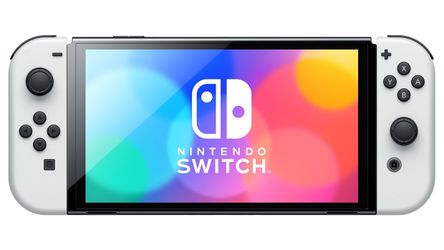 The Nintendo Switch oled with controller