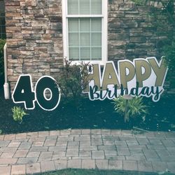 Happy Birthday Sign