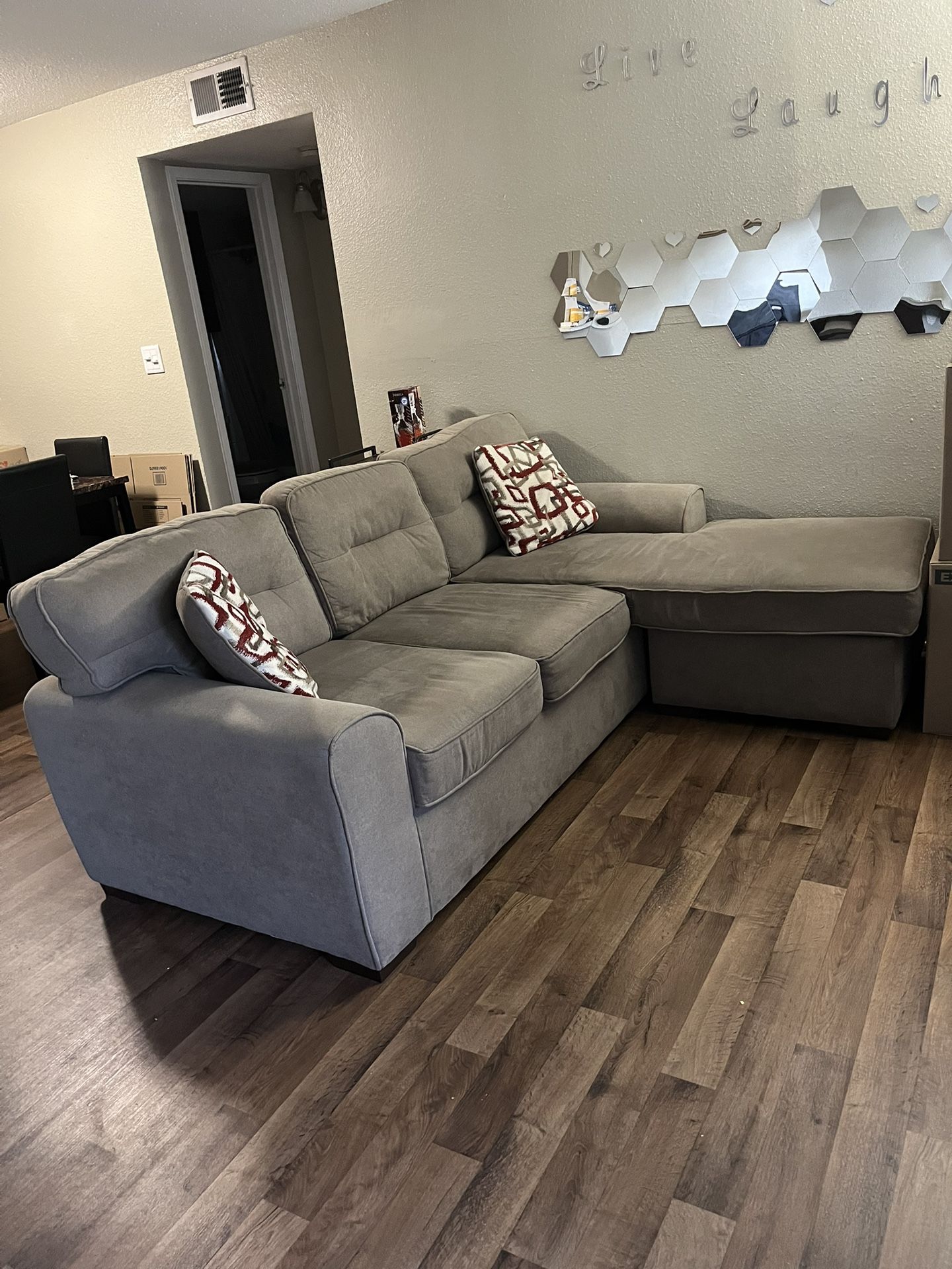 Sectional Sofa And Dining Room Table 