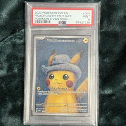 Pokemon Van Gogh Pikachu Promo PSA 9