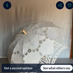 Large Lace Parasol Umbrella