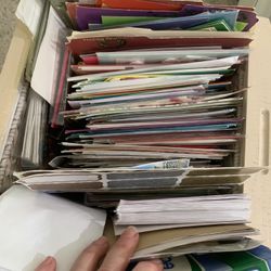 A Whole Box Of Misc Cards And Envelopes