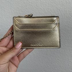 Gold Pandora ID Case / Card Holder
