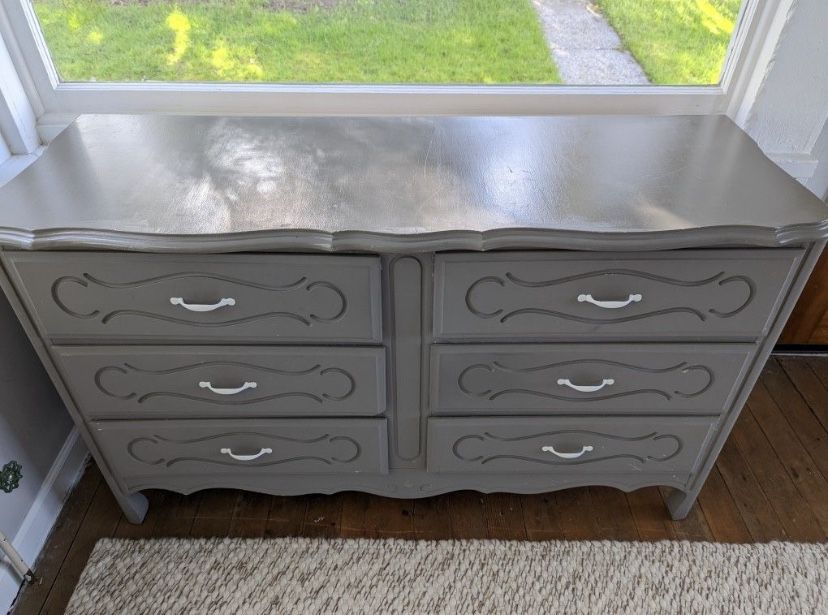 Vintage Grey Dresser