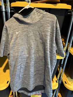 Nike Mamba Academy Short Sleeve Hoodie L Grey 