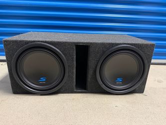 insane Subs 2 12"Alpije Type S Subs in ported box no amp