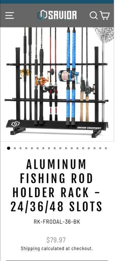 Fishing Rod Rack
