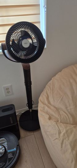 Standing adjustable fan