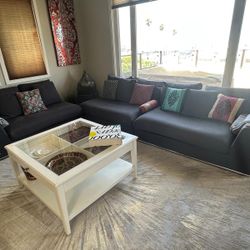Modern Grey Sectional Couch 