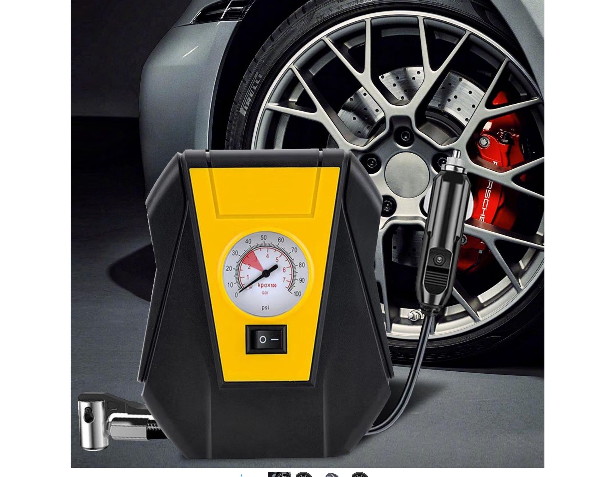 Portable Air Compressor for Tire Inflator