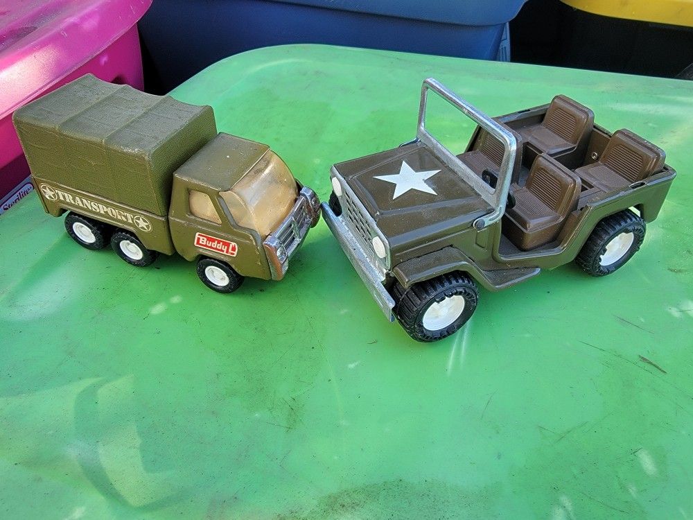 Buddy L MILITARY TRUCKS
