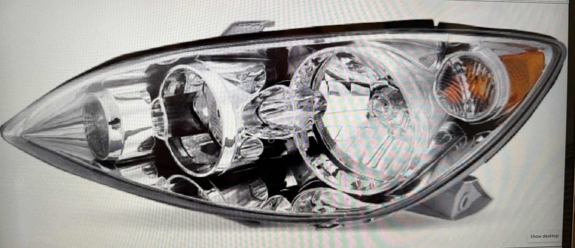2005 Toyota Camry Left Side headlight
