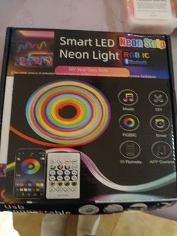 Smart LED Neon Strip Light RGB IC Bluetooth