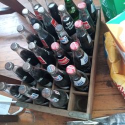 Carolina,Duke, NCState,And NASCAR Pepsi Bottles