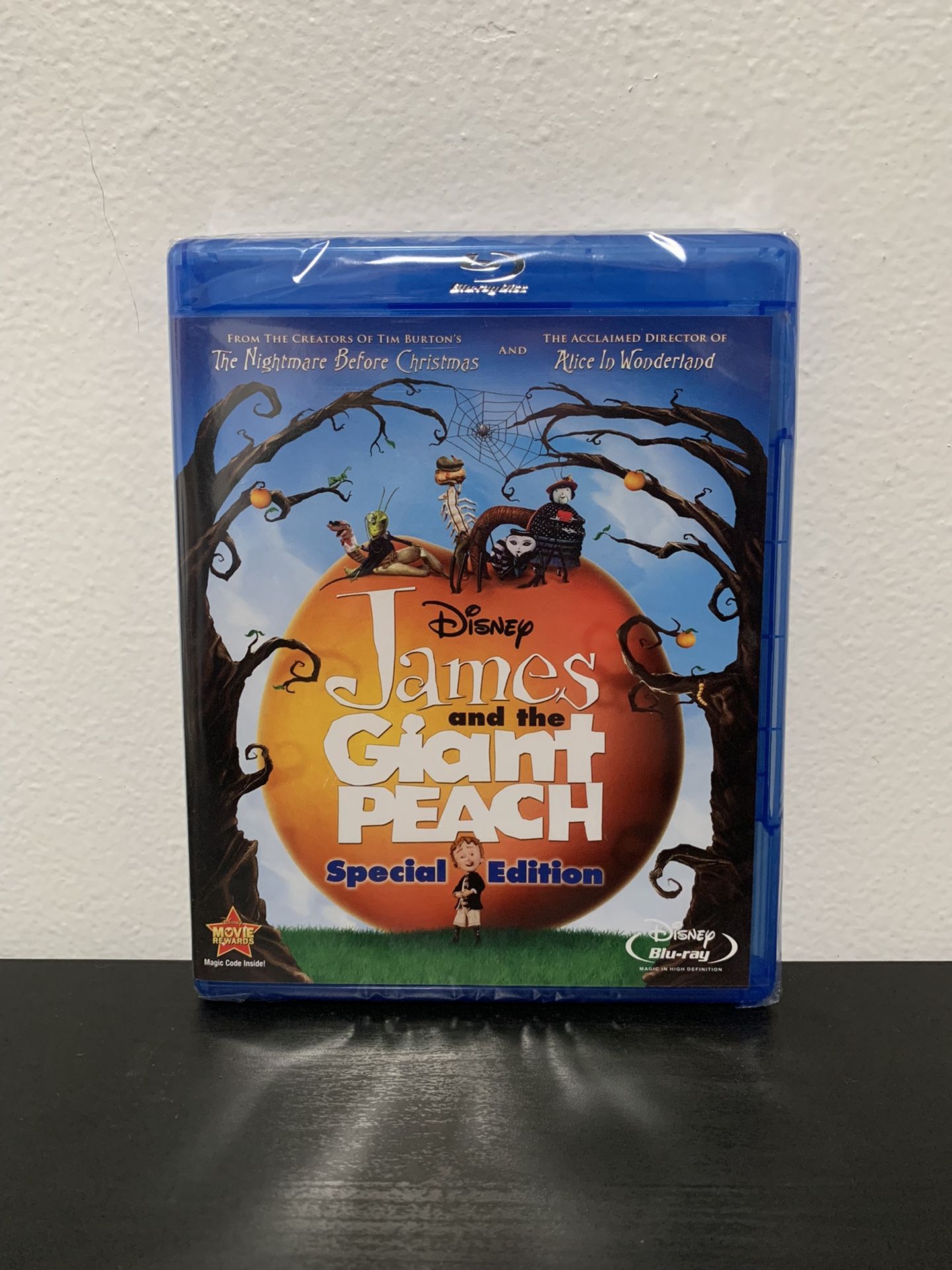 James & the Giant Peach Special Edition - Blu Ray + DVD - NEW SEALED - Disney