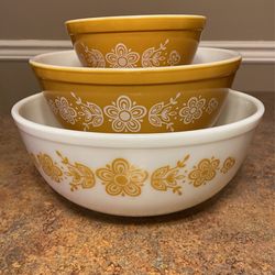 Pyrex Butterfly 3 Piece 