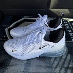 Nike Air Max 270 Premium Shoes White Black  Men's | Size 12 Men’s used Like New