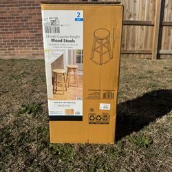 Mainstays Wood Stools