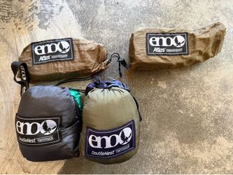Pair of Eno Double Nest Hammocks