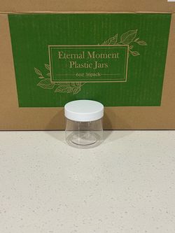 6 ounce plastic jars