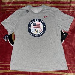 Nike Olympic Team USA Dri-FIT T-Shirt Gray 2XL