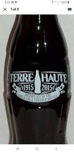 Terre Haute Coca-Cola 100th anniversary bottle