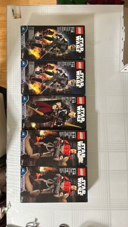 5 x New Sealed LEGO Buildable Figures