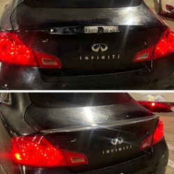 For Infiniti G25 G35 G37 Q40 07-15 2010 JDM Rear Trunk Wing Spoiler Carbon Look