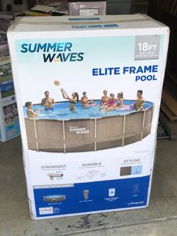 Brand new metal frame 18inch pool