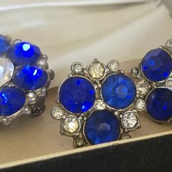 Vintage Brooch And Earring Set