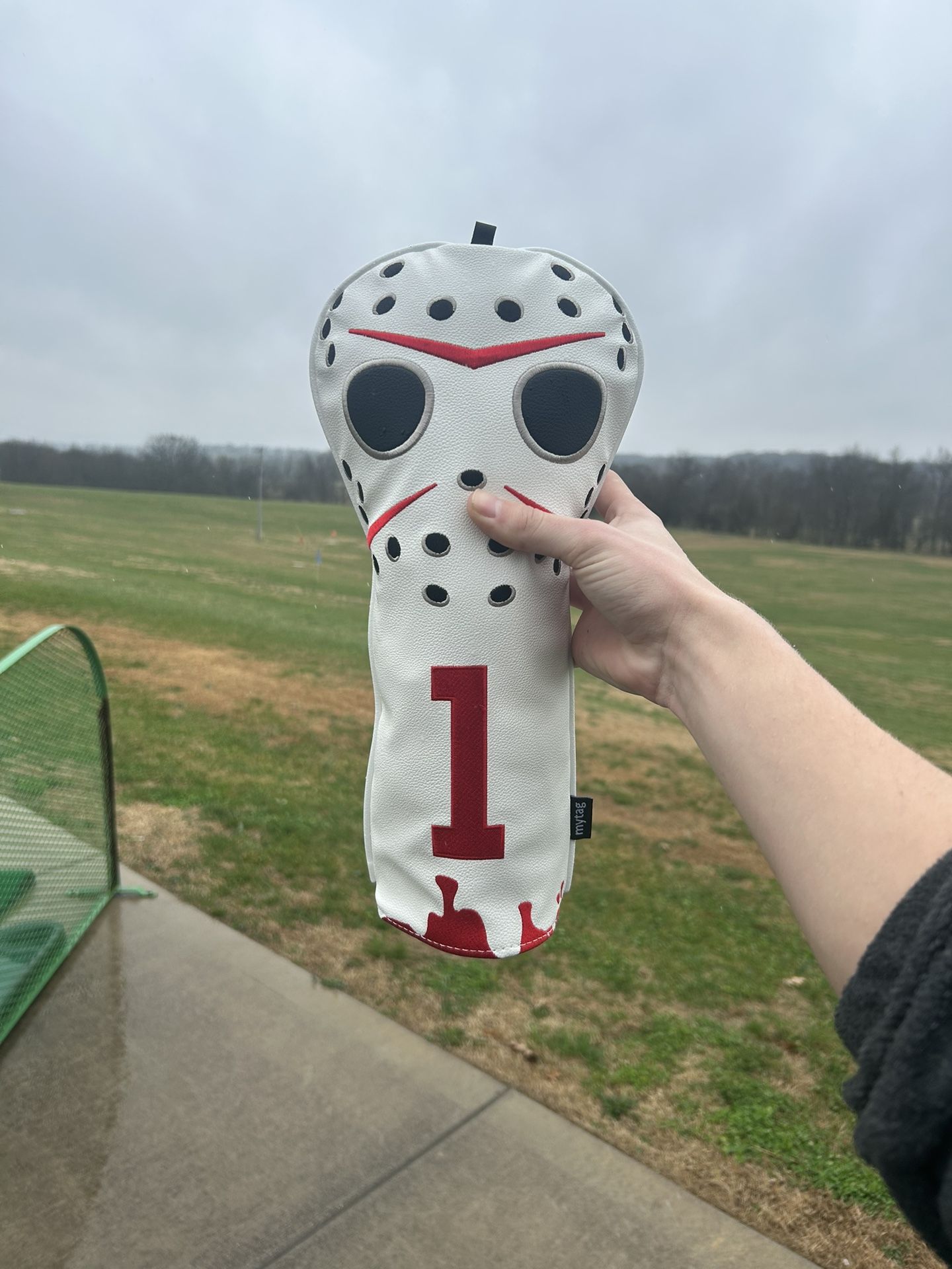 Bogey man driver headcover