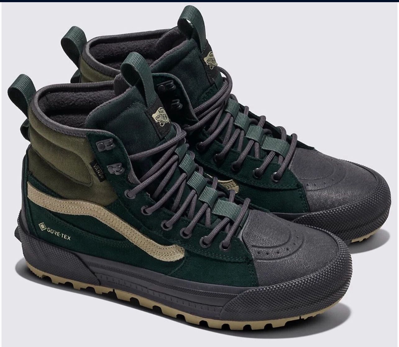Vans MTE Sk8-Hi GORE-TEX Insulated Shoe Scarab/Grape Leaf Mens Hiking Boots NEW
