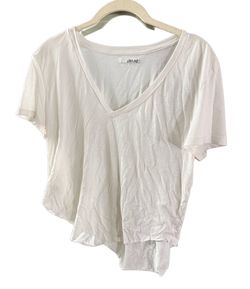 Nordstrom abound cropped thin cotton white t shirt sz m