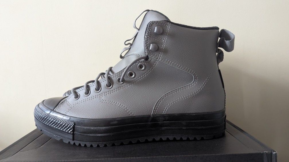 Converse Chuck Taylor All Star Hiker Boot Hi Water Repellent Gray Men 12 A14617C