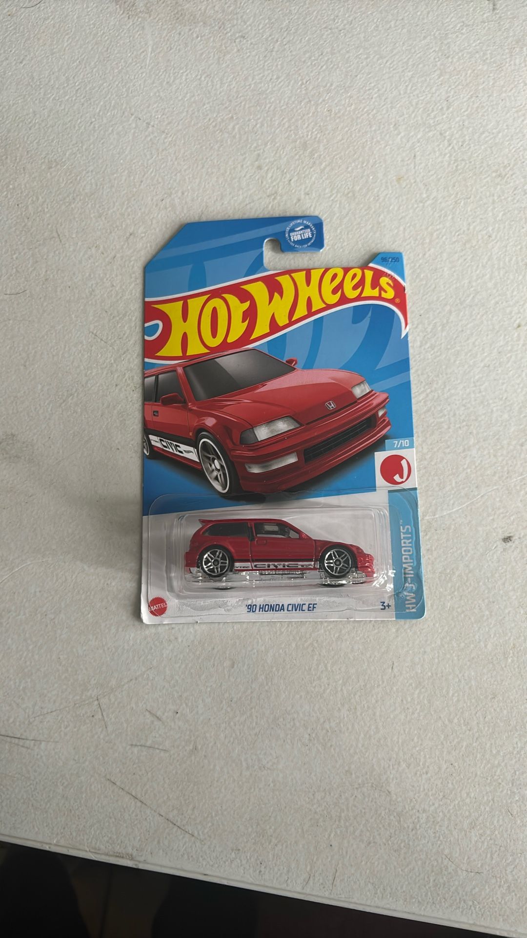 Red Hot Wheels ‘90 Honda Civic EF