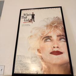 Who that girl movie poster