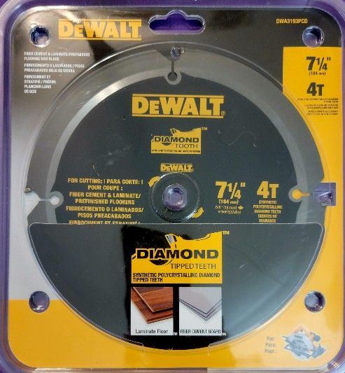 DeWalt 7-1/4 4t Diamond Tipped Skill Saw Blade DWA3193PCD